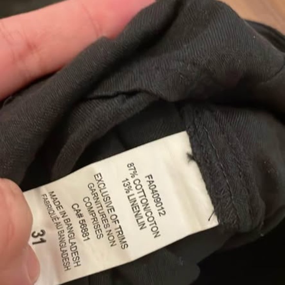 BRAND NEW women o’neill oneill leti cargo black pants with belt size 31 - Picture 4 of 4